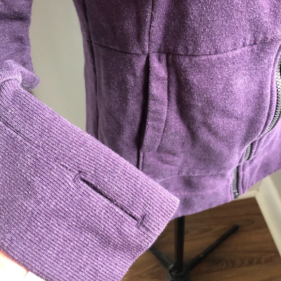 MANDETTA | NWOT | Purple Long Zip Up Hoodie | XS - Picture 3 of 9